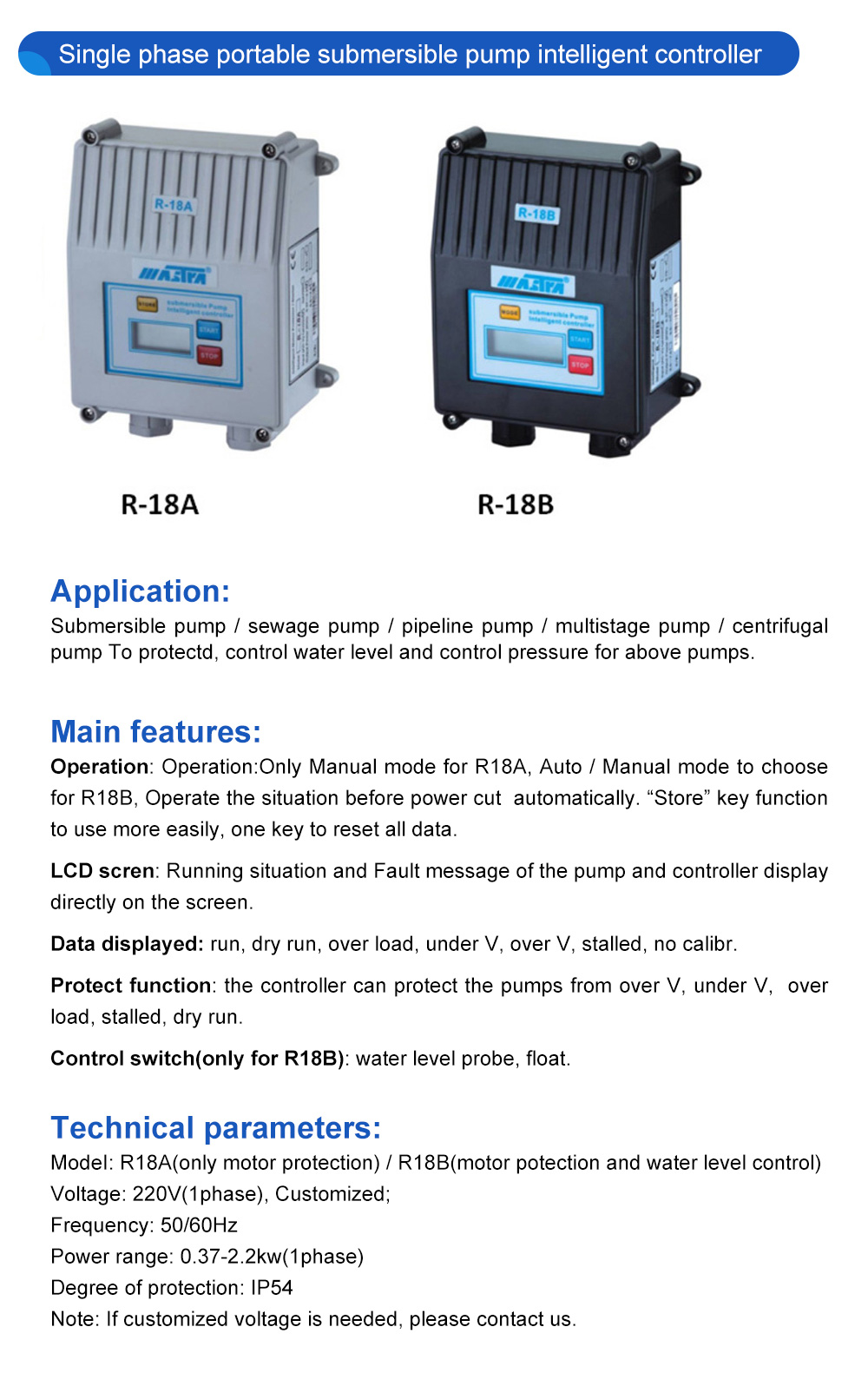 Composants de pompe centrifuge