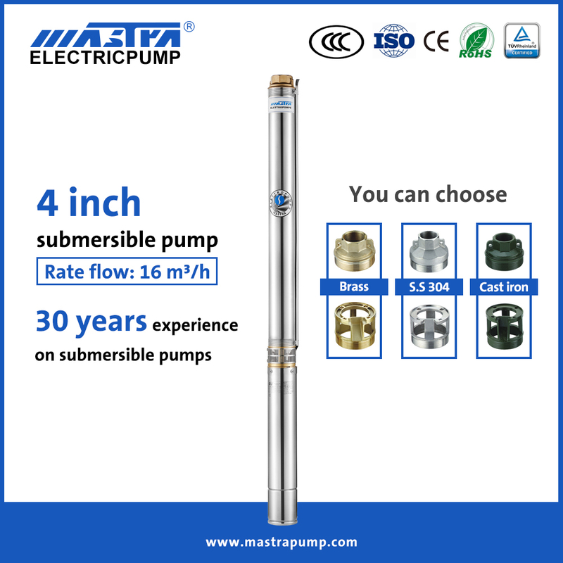 Pompe submersible Mastra 4 pouces fontaine de pompe submersible industrielle R95-DG