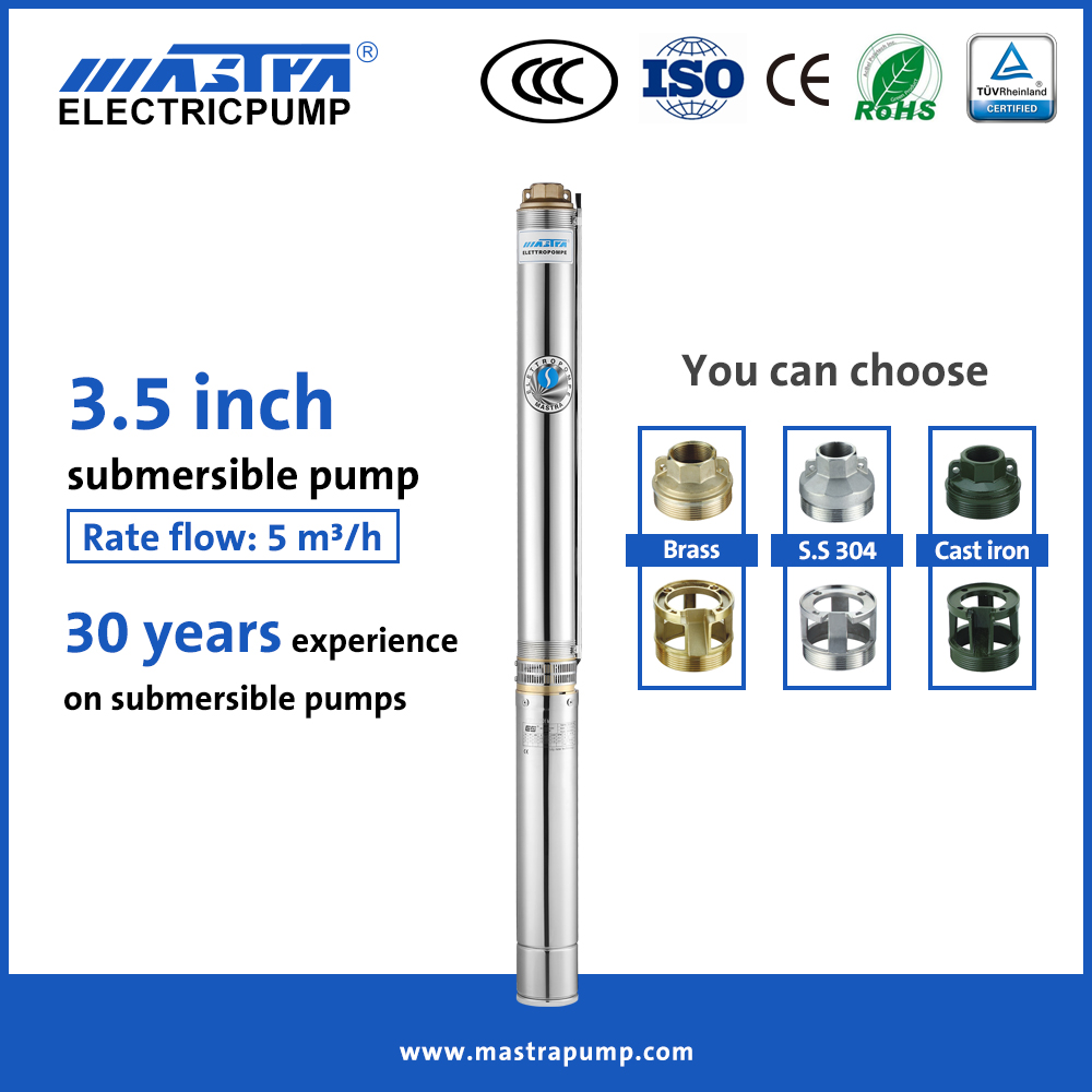 MASTRA 3,5 pouces Submersible Well Pump Supplies R85-QF Pompe submersible 1 2 HP