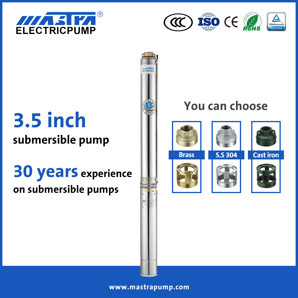 Mastra Pompe submersible de 3,5 pouces pour l'irrigation goutte à goutte R85-QF Pompe de fontaine submersible Walmart