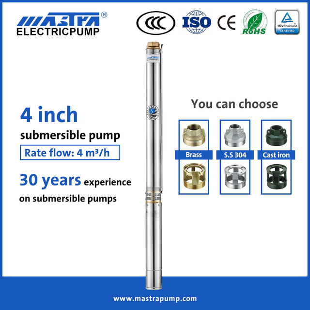 MASTRA 4 pouces Franklin 3 4 HP puits submersible Pump Pump R95-VC 1 HP Submersible Well Pompe Prix