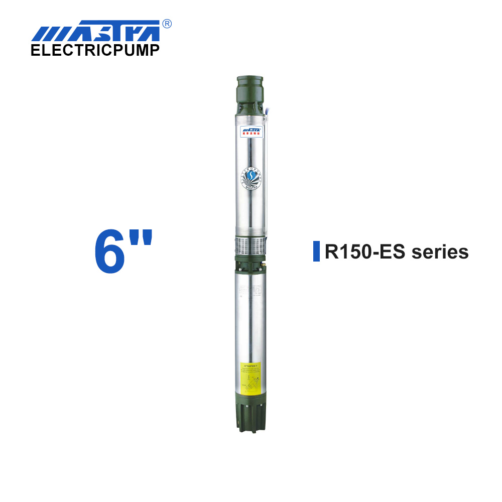 Mastra 6 pouces pompe submersible pompe à vide ferraille mécanicien série R150-ES pompe à eau submersible solaire pour l'agriculture