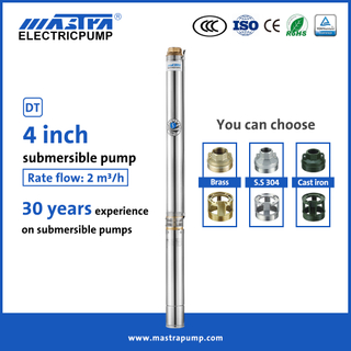 Pompe à eau de forage submersible Mastra 4 pouces - Pompe Mastra en acier inoxydable R95-DT