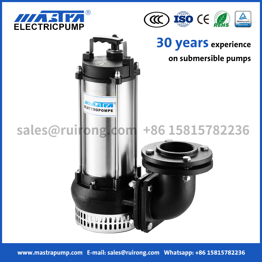 Pompe à eau des eaux usées submersibles