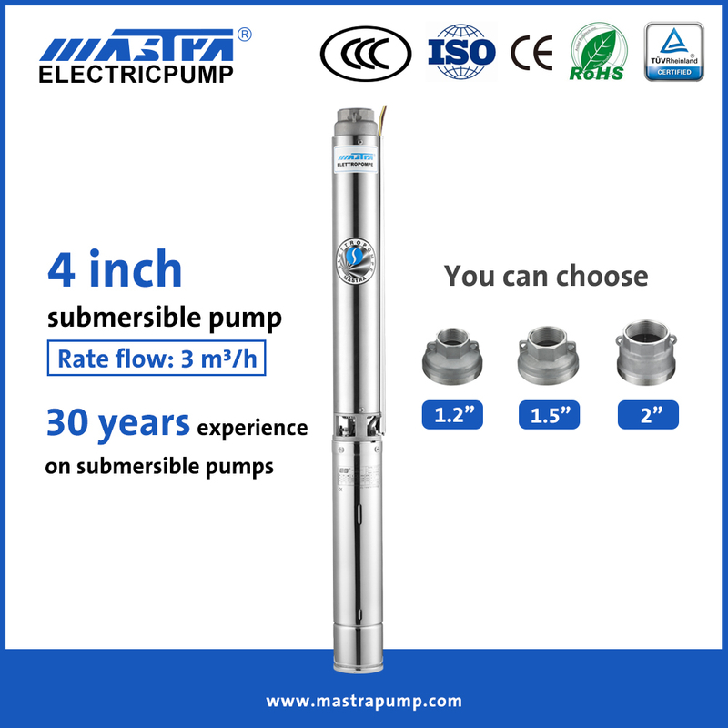 MASTRA 4 pouces Submersible Well Pump Supplies R95-St3 CRI Pompe submersible