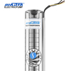 Mastra 4 pouces en acier inoxydable submersible pompe à eau de puits profond solaire 4SP pompe à eau système de puits profond