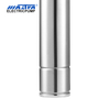 Mastra 4 pouces en acier inoxydable submersible pompe à eau de puits profond solaire 4SP pompe à eau système de puits profond